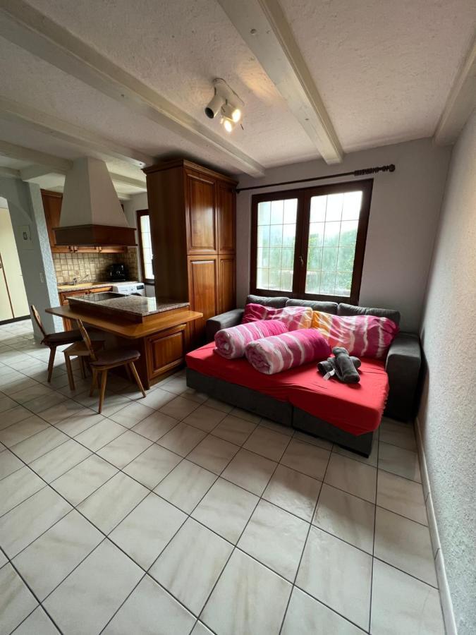 Tiny Apartment With Amazing View, Garden & Terras Schattdorf Buitenkant foto